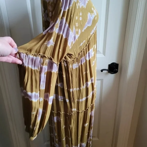 Young Fabulous & Broke Josette Maxi Tie Dye Bohemian Dress Size S 😍 - Picture 8 of 9